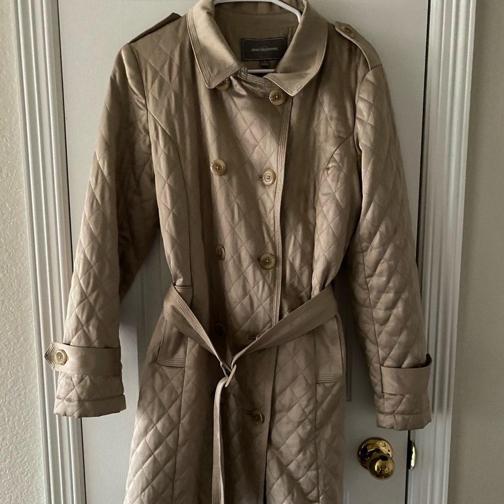 Johnston & Murphy trench coat